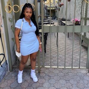 Meshki shortsleeved polo dress